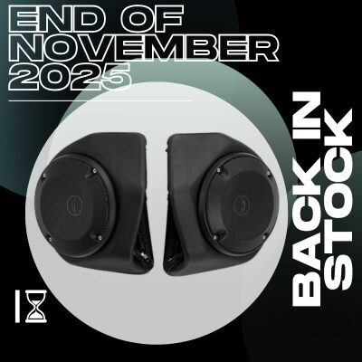 Full size Tour Pack 6.5'' Rear Speakers and Pods For Touring 2014+